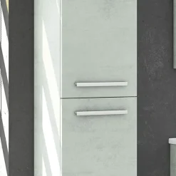 Garnero Arredamenti Colonna bagno sospesa 30x150h cm cemento Oscar Discount