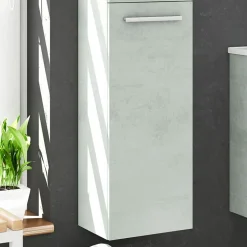 Garnero Arredamenti Colonna bagno sospesa 30x150h cm cemento Oscar Discount