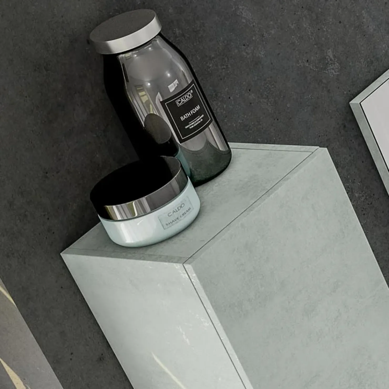 Garnero Arredamenti Colonna bagno sospesa 30x150h cm cemento Oscar Discount