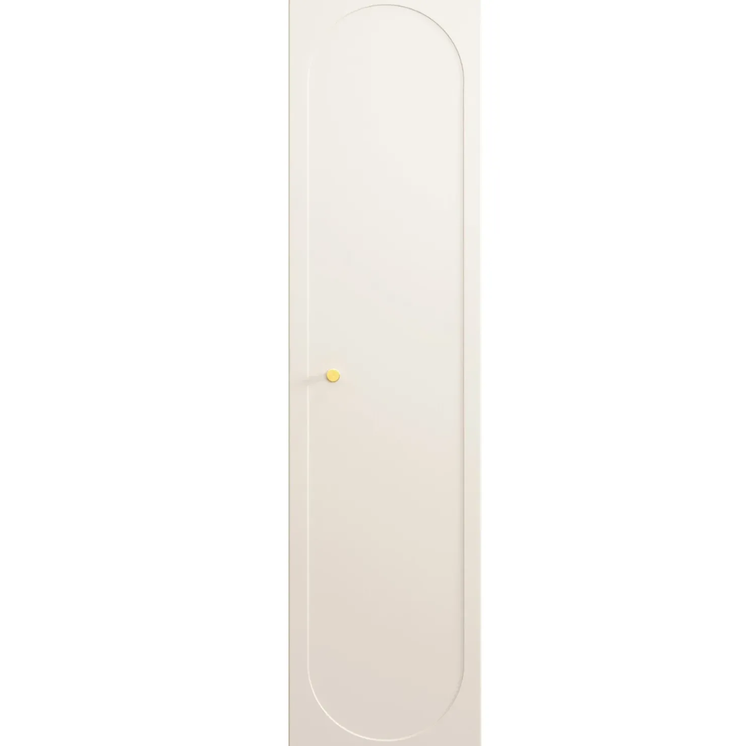 Garnero Arredamenti Colonna bagno sospesa 35x140h cm fresato 1 anta beige Sand Sale