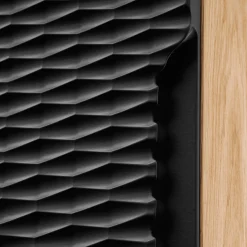 Garnero Arredamenti Colonna bagno sospesa 35x170h cm 2 ante nero rovere Swim Nero - Rovere Discount