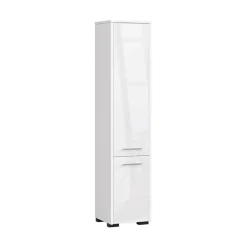 Garnero Arredamenti Colonna bagno 30x140h cm 2 ante Woters Bianco Lucido Hot