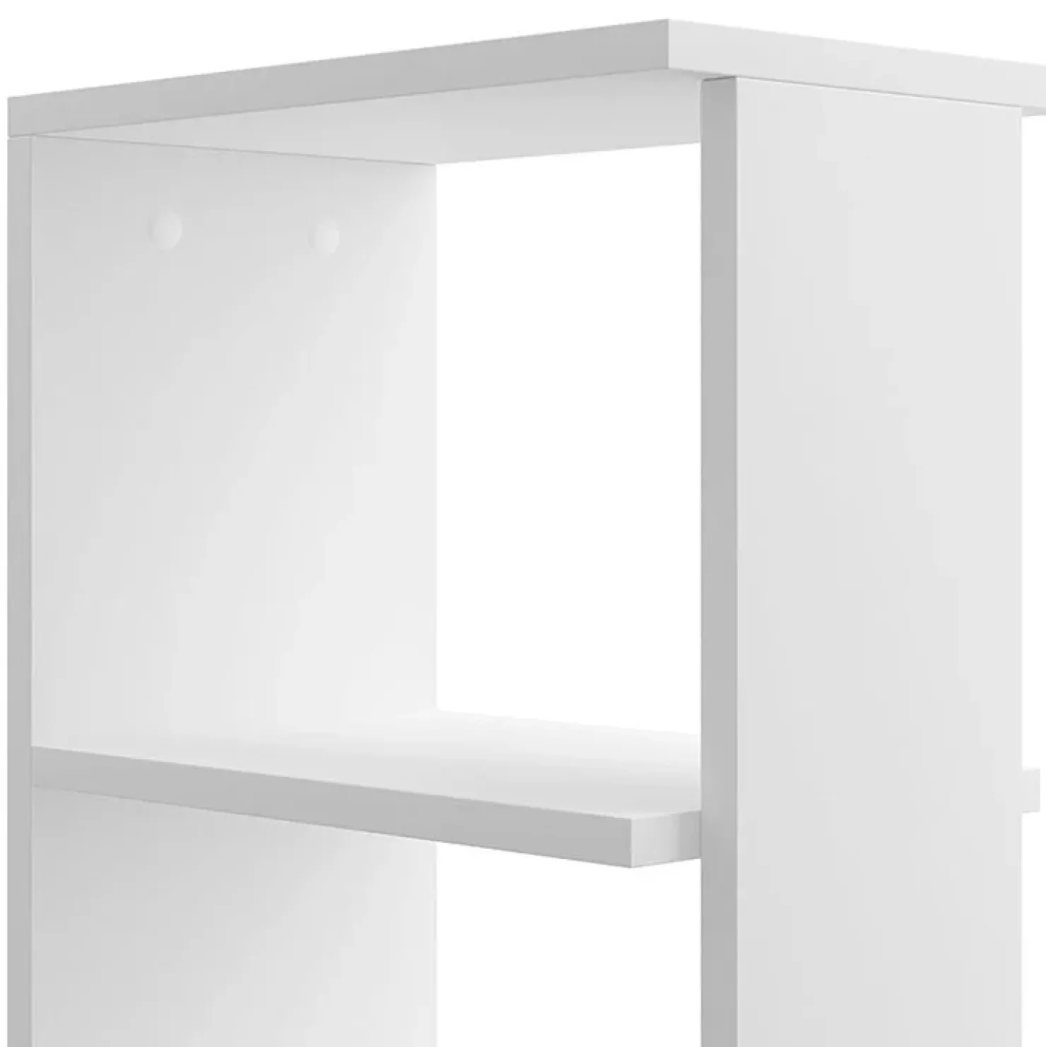 Garnero Arredamenti Colonna bagno 33x136h cm con 2 cassetti moderno bianco Zaida