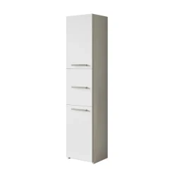 Garnero Arredamenti Colonna bagno 40x170h cm con ante moderna bianco Ramona New
