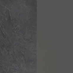 Garnero Arredamenti Colonna frigo dispensa cucina 90x165h cm moderna antracite grigio pietra Gourmet Antracite - Grigio pietra New