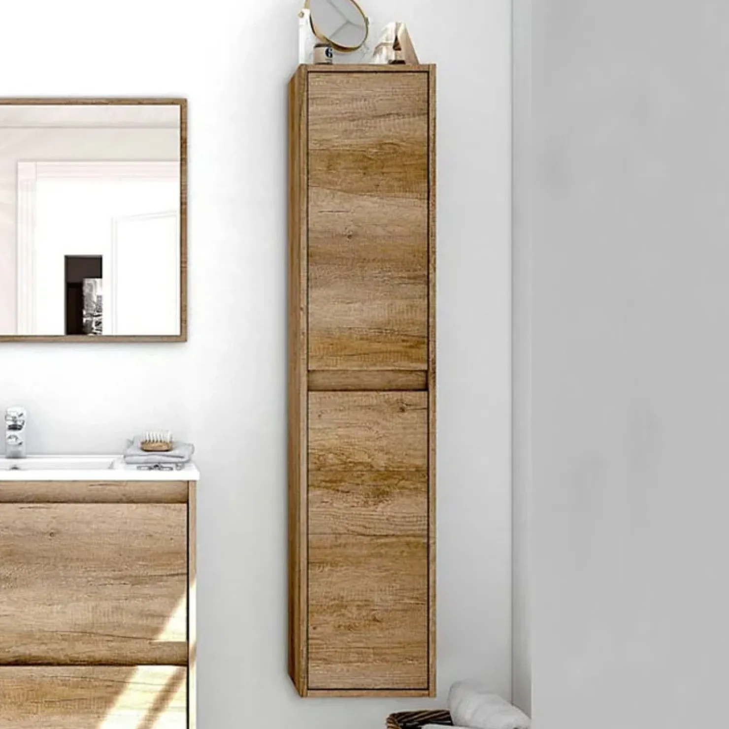 Garnero Arredamenti Colonna sospesa 30x140h cm bagno nordik Dexter Sale