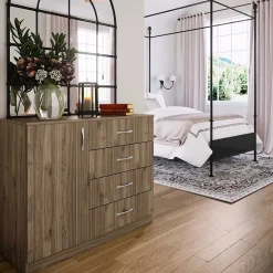 Garnero Arredamenti Comò 100x91h cm 1 anta con cassetti Piero Noce Hot