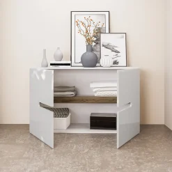 Garnero Arredamenti Comò 120x79h cm 2 ante bianco lucido Biancastagno