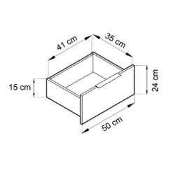 Garnero Arredamenti Comò 155x86h cm 2 ante con cassetti moderno cashmere Miller Beige Outlet
