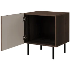 Garnero Arredamenti Comodino 45x53h cm 1 anta noce cannettato Gabiot Best