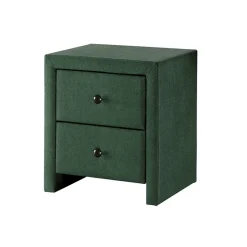 Garnero Arredamenti Comodino 48x54h cm 2 cassetti moderno scuro Elettra Verde Online