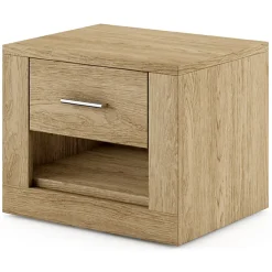 Garnero Arredamenti Comodino 50x40h cm 1 cassetto Ombra Rovere Outlet
