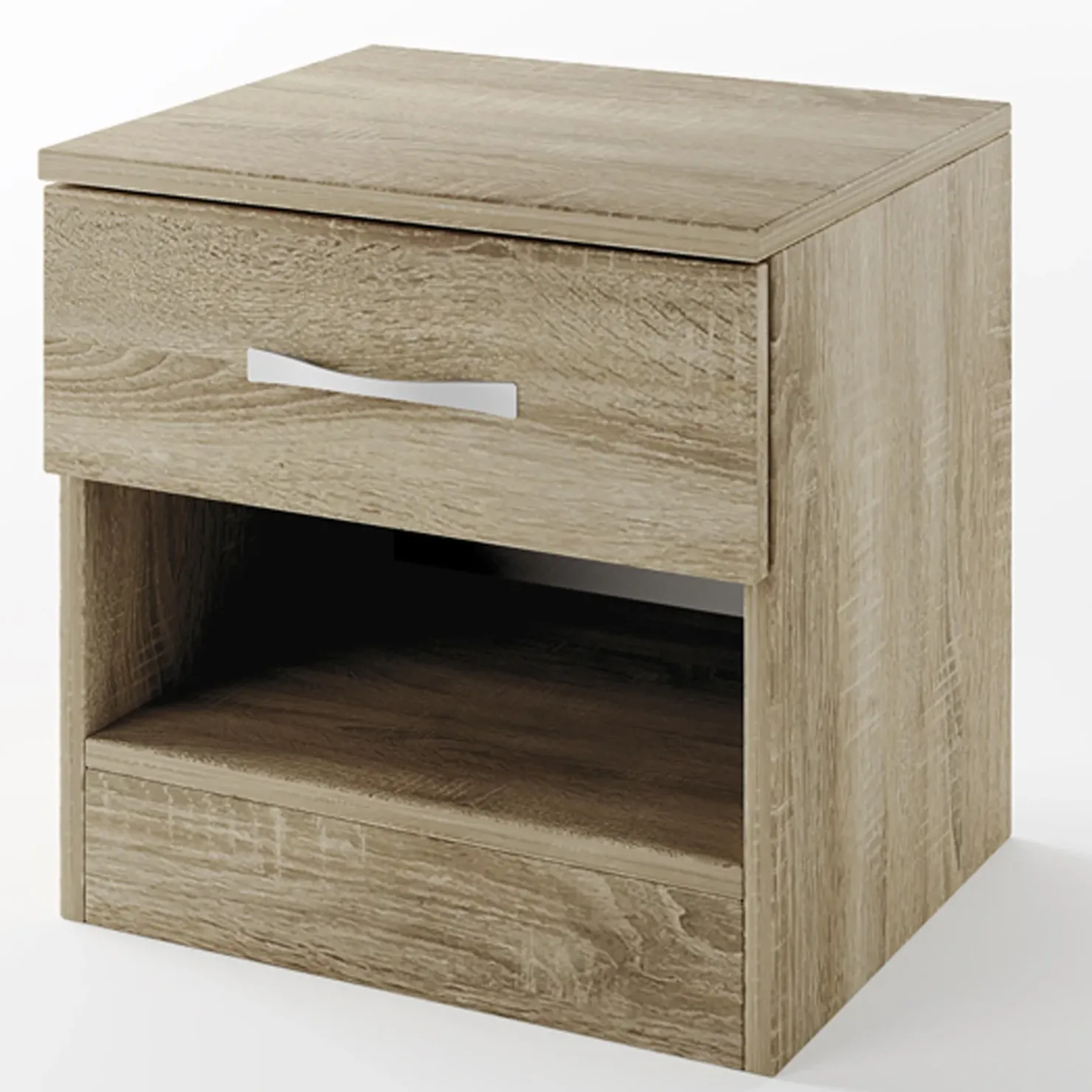 Garnero Arredamenti Comodino 40x41h cm 1 cassetto sonoma Selvaggia Gihome® Rovere Best