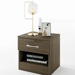 Garnero Arredamenti Comodino 40x41h cm con cassetto moderno Selvaggia Noce Online