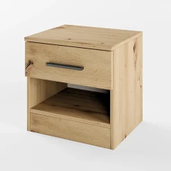 Garnero Arredamenti Comodino 40x41h cm con cassetto moderno Selvaggia Rovere Rustico Best