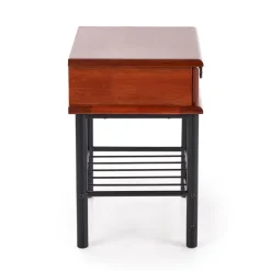 Garnero Arredamenti Comodino 48x55h cm moderno ciligio nero Mirtilla Clearance