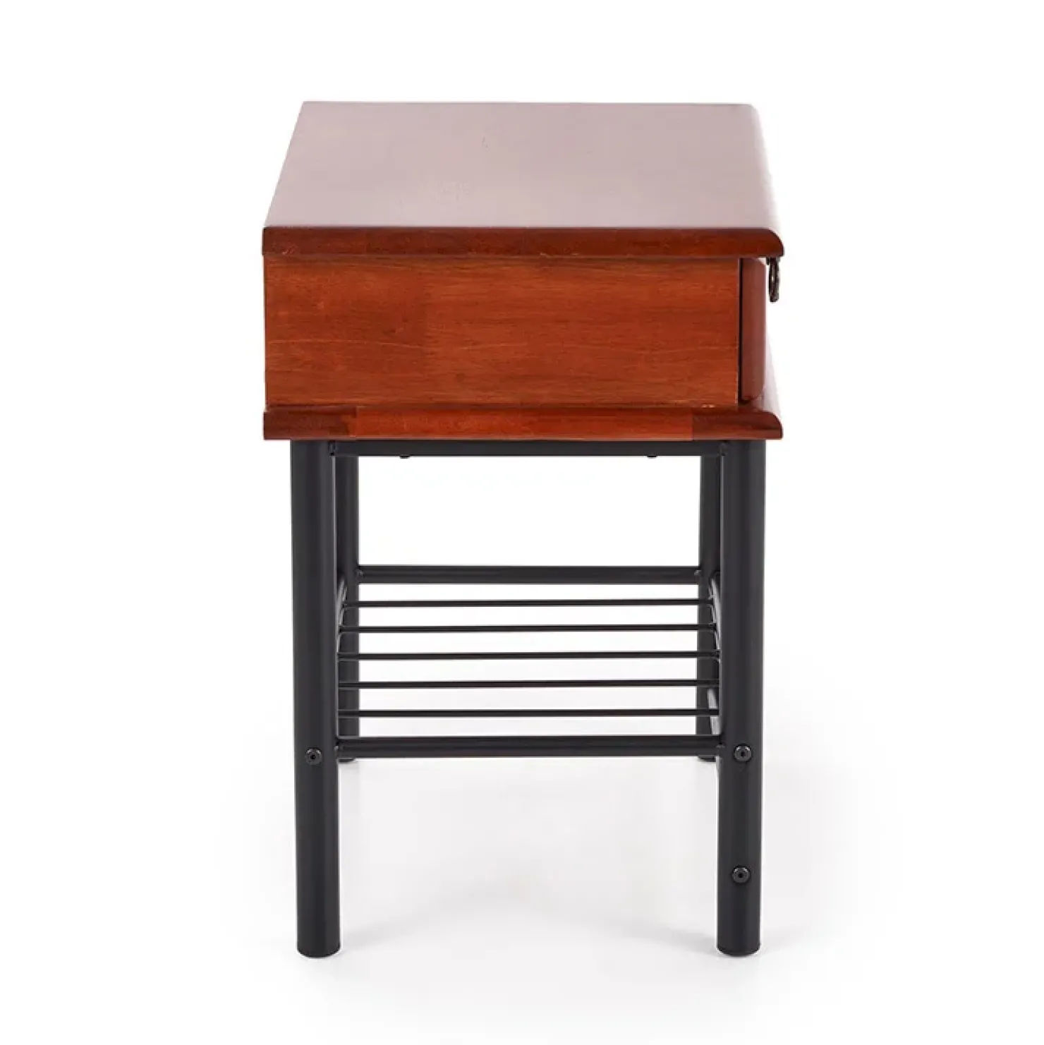 Garnero Arredamenti Comodino 48x55h cm moderno ciligio nero Mirtilla Clearance