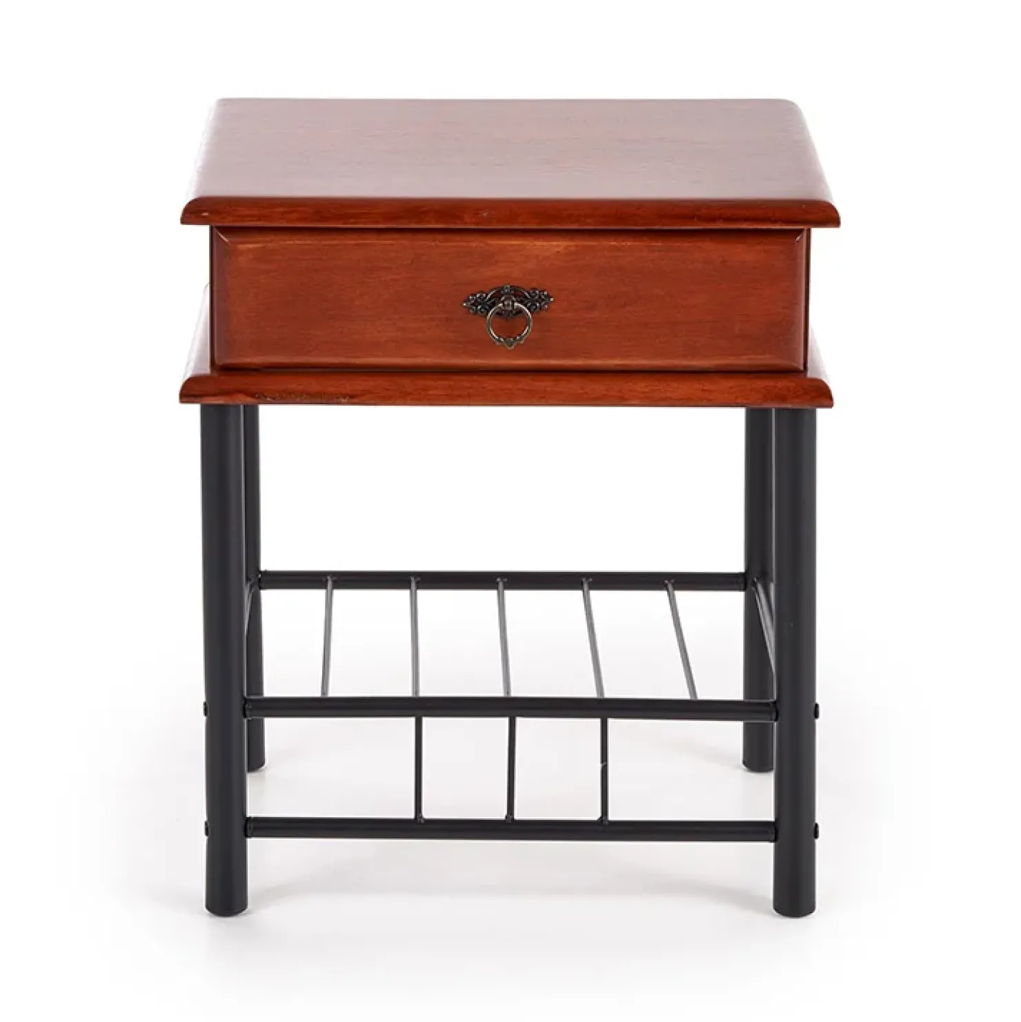 Garnero Arredamenti Comodino 48x55h cm moderno ciligio nero Mirtilla Clearance