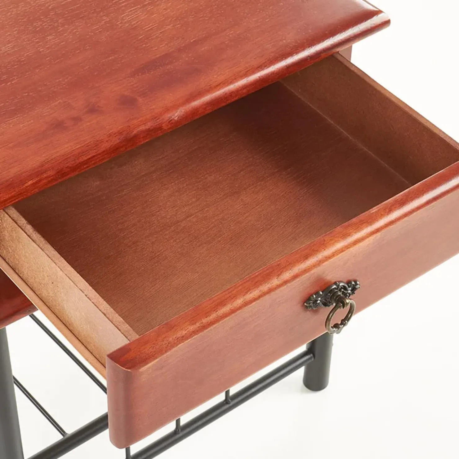 Garnero Arredamenti Comodino 48x55h cm moderno ciligio nero Mirtilla Clearance