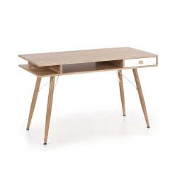 Garnero Arredamenti Consolle ingresso scrivania 1 cassetto 120x75cm rovere sonoma bianco Lavanda Hot