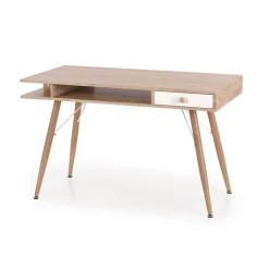 Garnero Arredamenti Consolle ingresso scrivania 1 cassetto 120x75cm rovere sonoma bianco Lavanda Hot