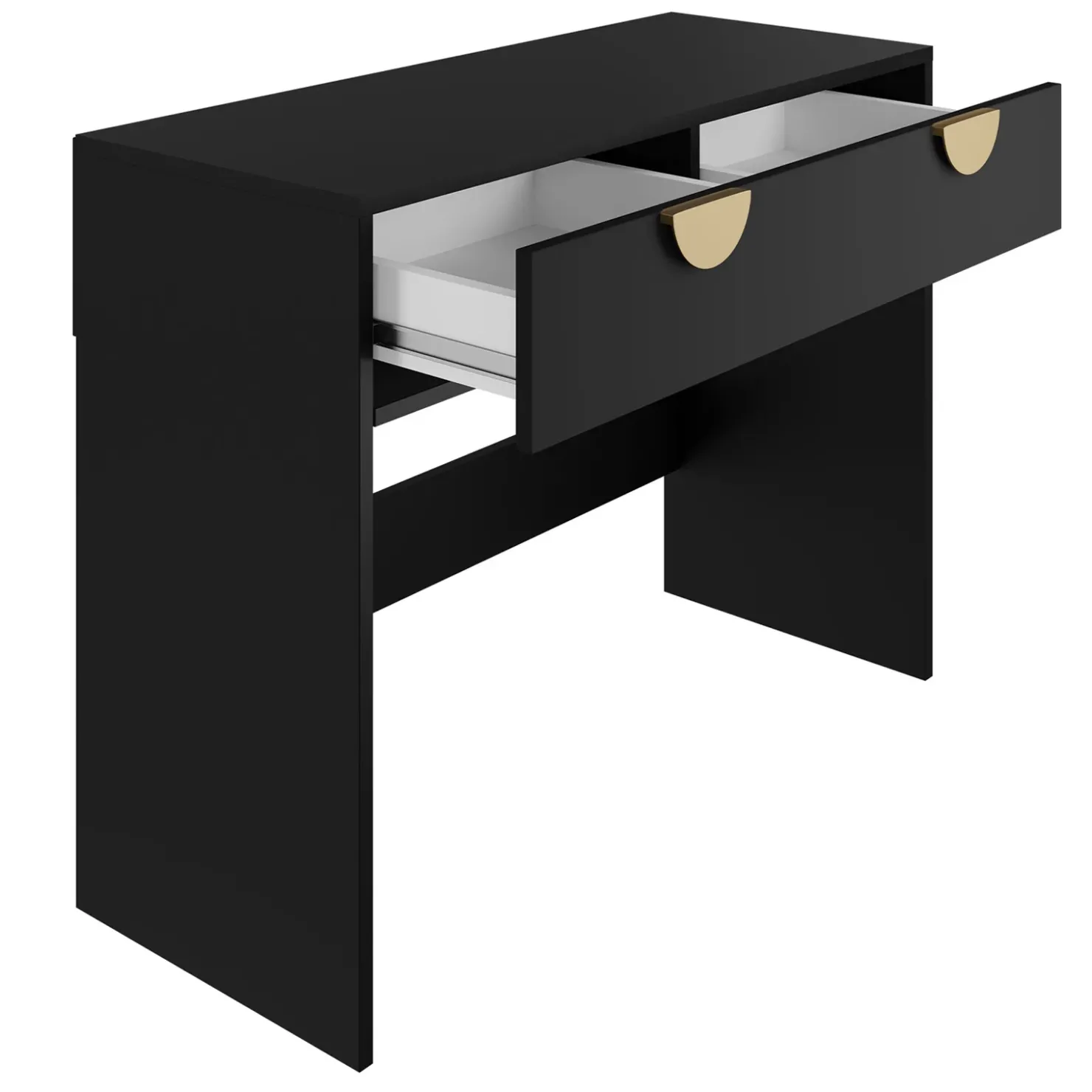 Garnero Arredamenti Consolle ingresso 100x78h cm con cassetto nero Oriana Best