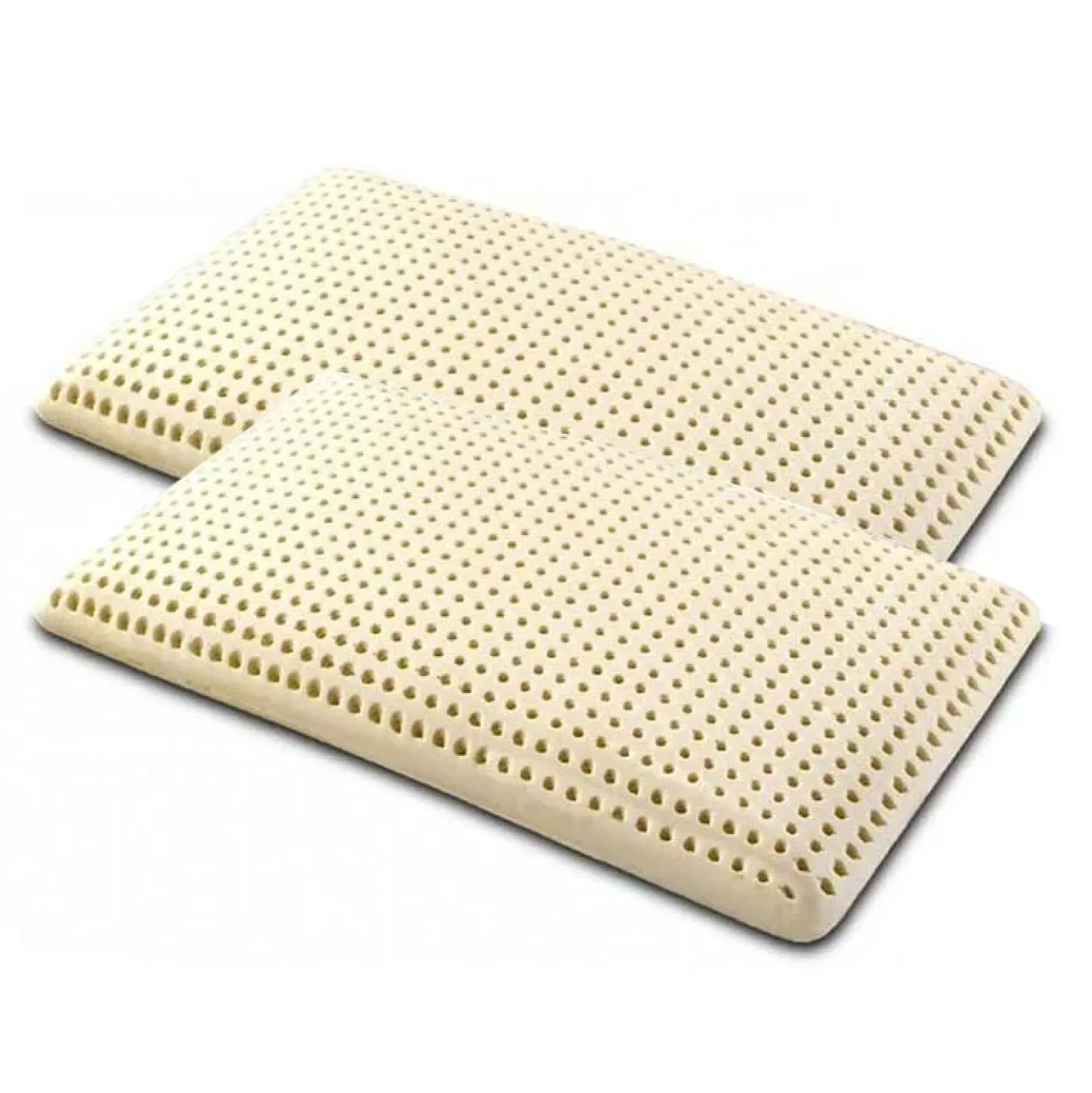 Garnero Arredamenti Coppia cuscini guanciali saponetta in lattice Latex