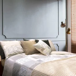 Garnero Arredamenti Copripiumino + 2 federe letto matrimoniale in cotone 250x200cm giallo chiaro Atacama Hot