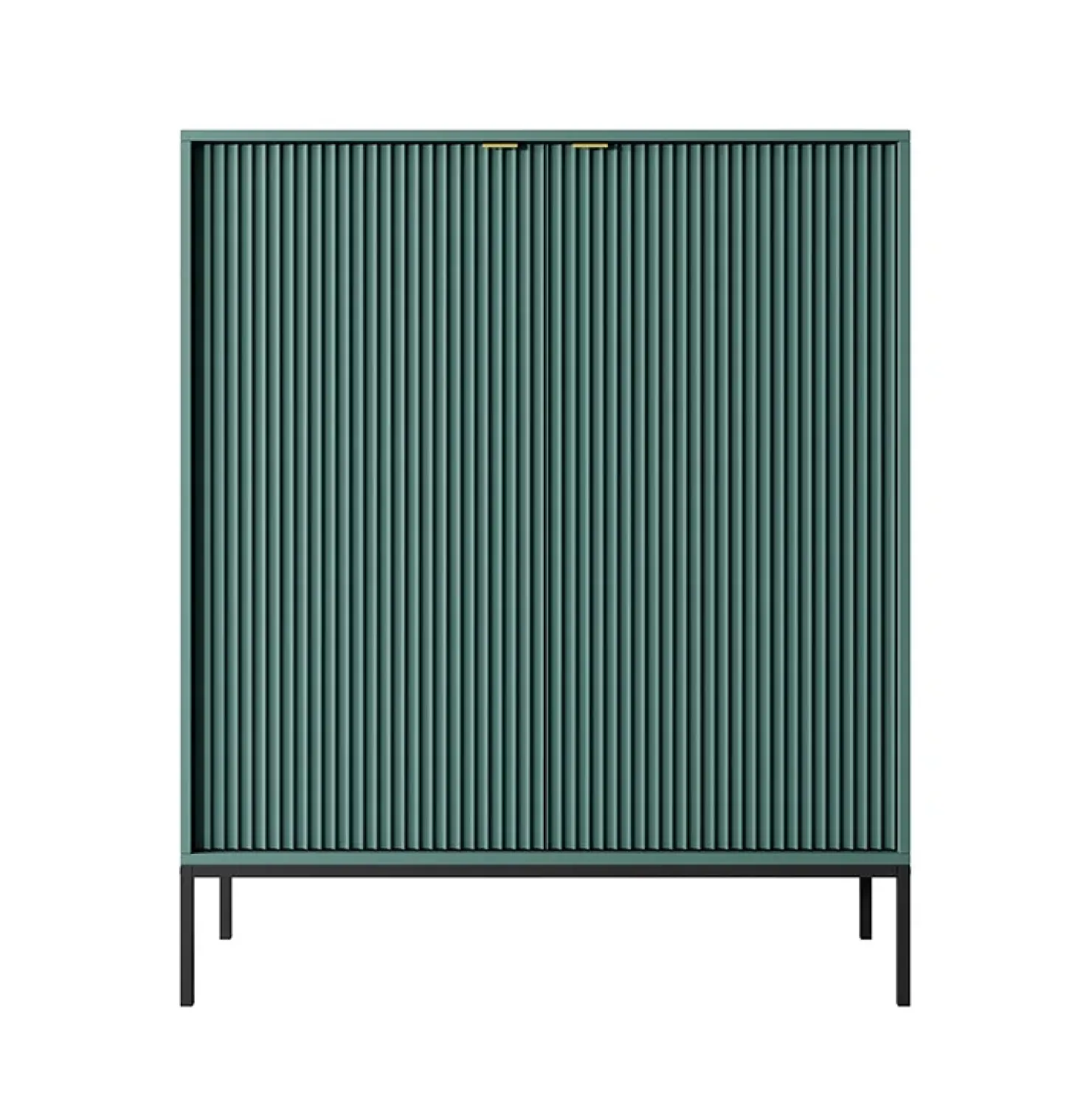 Garnero Arredamenti Credenza alta 104x125h cm 2 ante soggiorno Alisa Verde Clearance