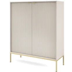 Garnero Arredamenti Credenza alta 104x125h cm 2 ante soggiorno Alisa Beige Online