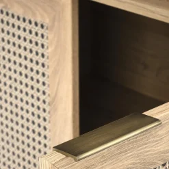 Garnero Arredamenti Credenza alta 80x173h cm con libreria 2 ante 3 vani moderna rovere Sombra Online