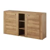 Garnero Arredamenti Credenza 155x85cm 2 ante moderna rovere Paloma 2 Online