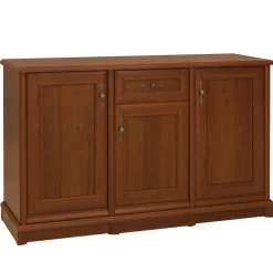 Garnero Arredamenti Credenza 153x90h cm 3 ante 1 cassetto arte povera noce Toscana Online