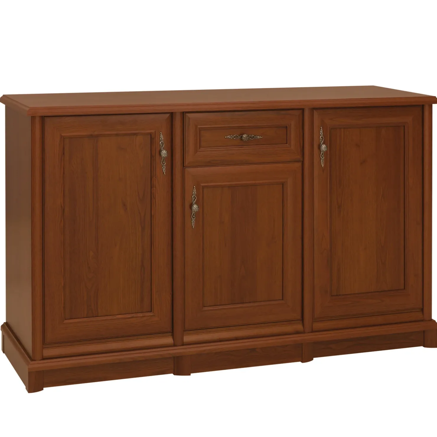 Garnero Arredamenti Credenza 153x90h cm 3 ante 1 cassetto arte povera noce Toscana Online
