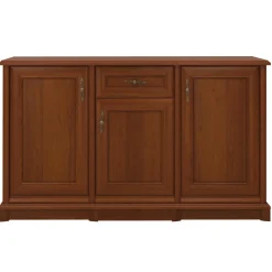 Garnero Arredamenti Credenza 153x90h cm 3 ante 1 cassetto arte povera noce Toscana Online