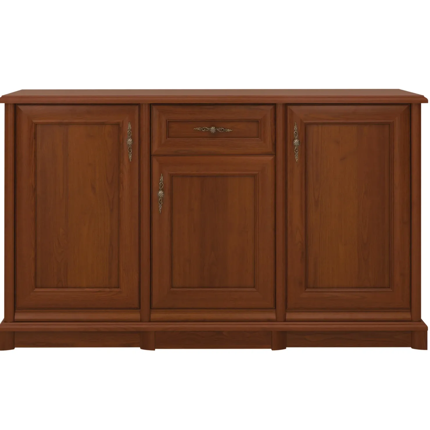 Garnero Arredamenti Credenza 153x90h cm 3 ante 1 cassetto arte povera noce Toscana Online