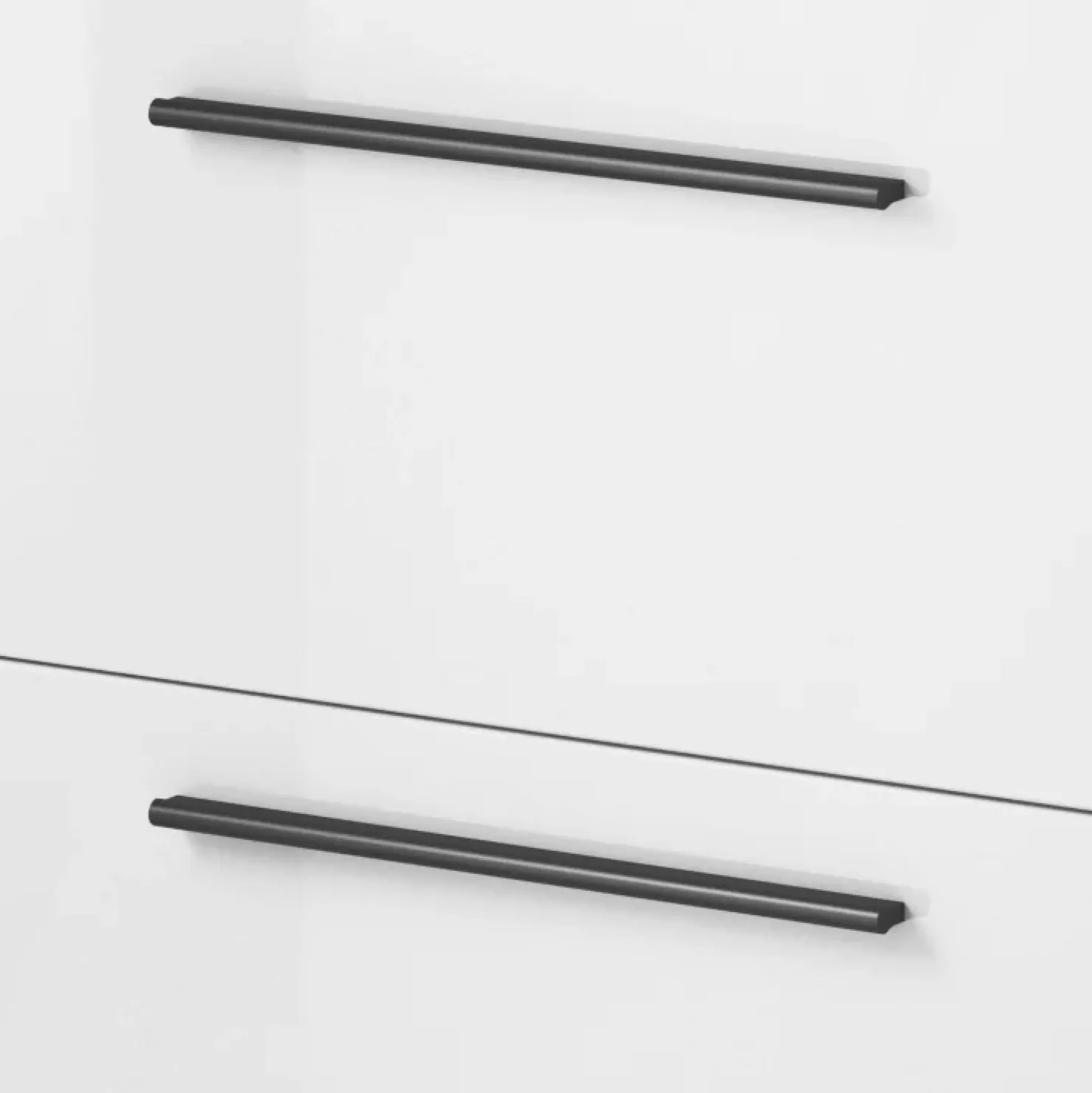 Garnero Arredamenti Credenza 180x103h cm 2 ante 3 cassetti con vetrinetta moderna bianco opaco e lucido Maiorca Bianco Lucido Discount