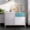 Garnero Arredamenti Credenza 105x75h cm 2 ante 1 cassetto rovere grigio bianco petrolio Dominic Clearance