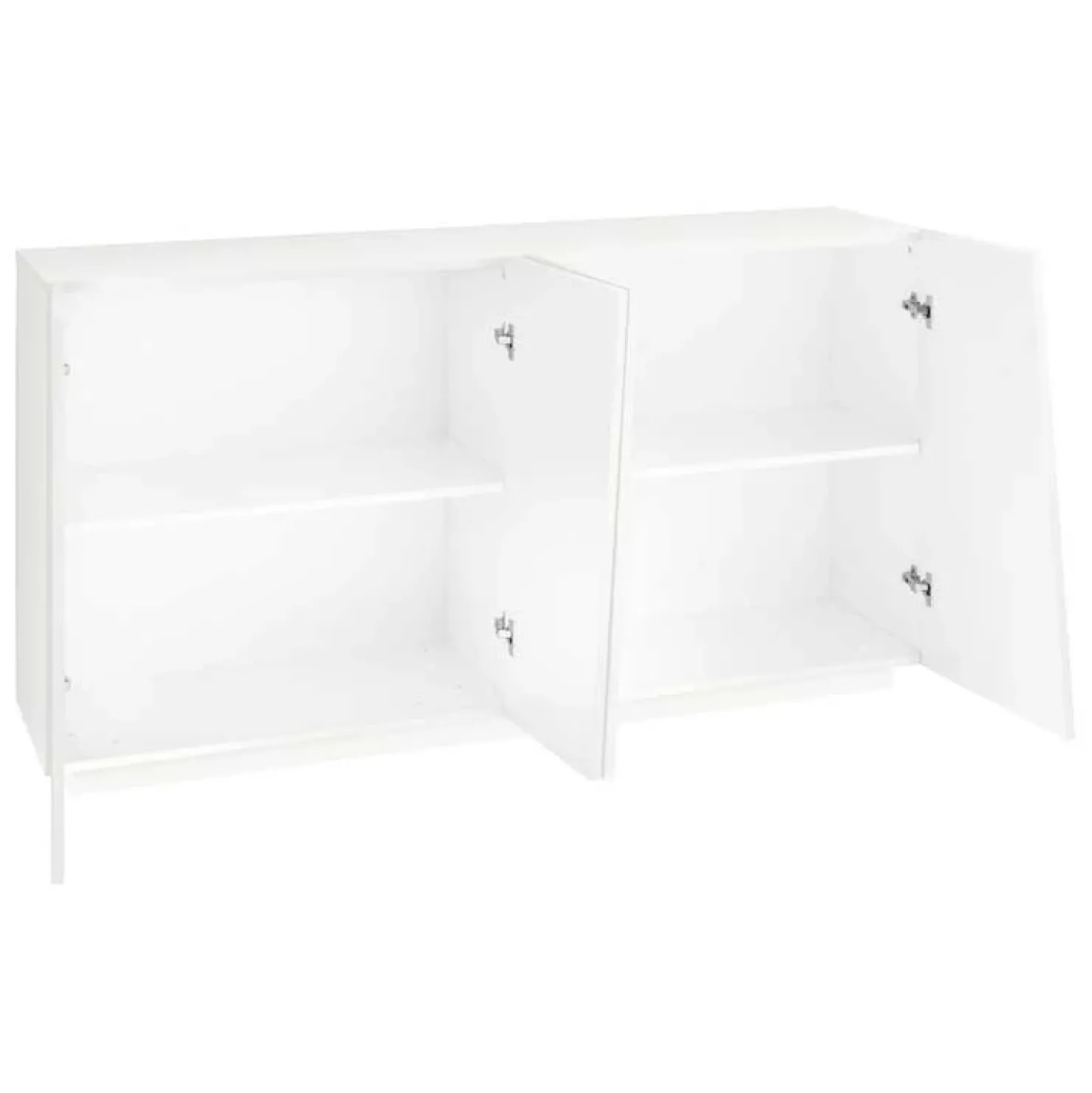 Garnero Arredamenti Credenza 159x86h cm 4 ante moderna Candia Gihome® Bianco Lucido Sale
