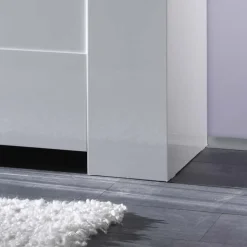 Garnero Arredamenti Credenza 210x84h cm 4 ante moderna design bianco lucido Eos Sale