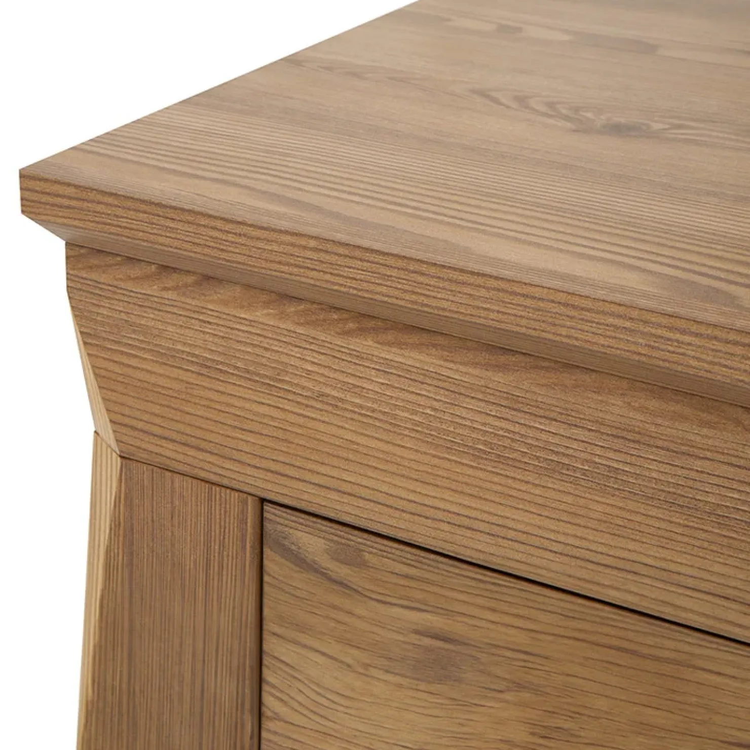 Garnero Arredamenti Credenza 156x98h cm 3 cassetti 3 ante rovere scuro Lucca Clearance