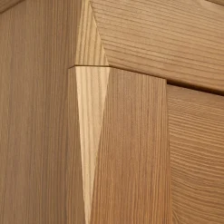 Garnero Arredamenti Credenza 156x98h cm 3 cassetti 3 ante rovere scuro Lucca Clearance