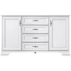 Garnero Arredamenti Credenza 155x90h cm arte povera bianco Angela Outlet