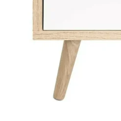 Garnero Arredamenti Credenza 180x75h cm soggiorno rovere grigio bianco petrolio Dominic Hot