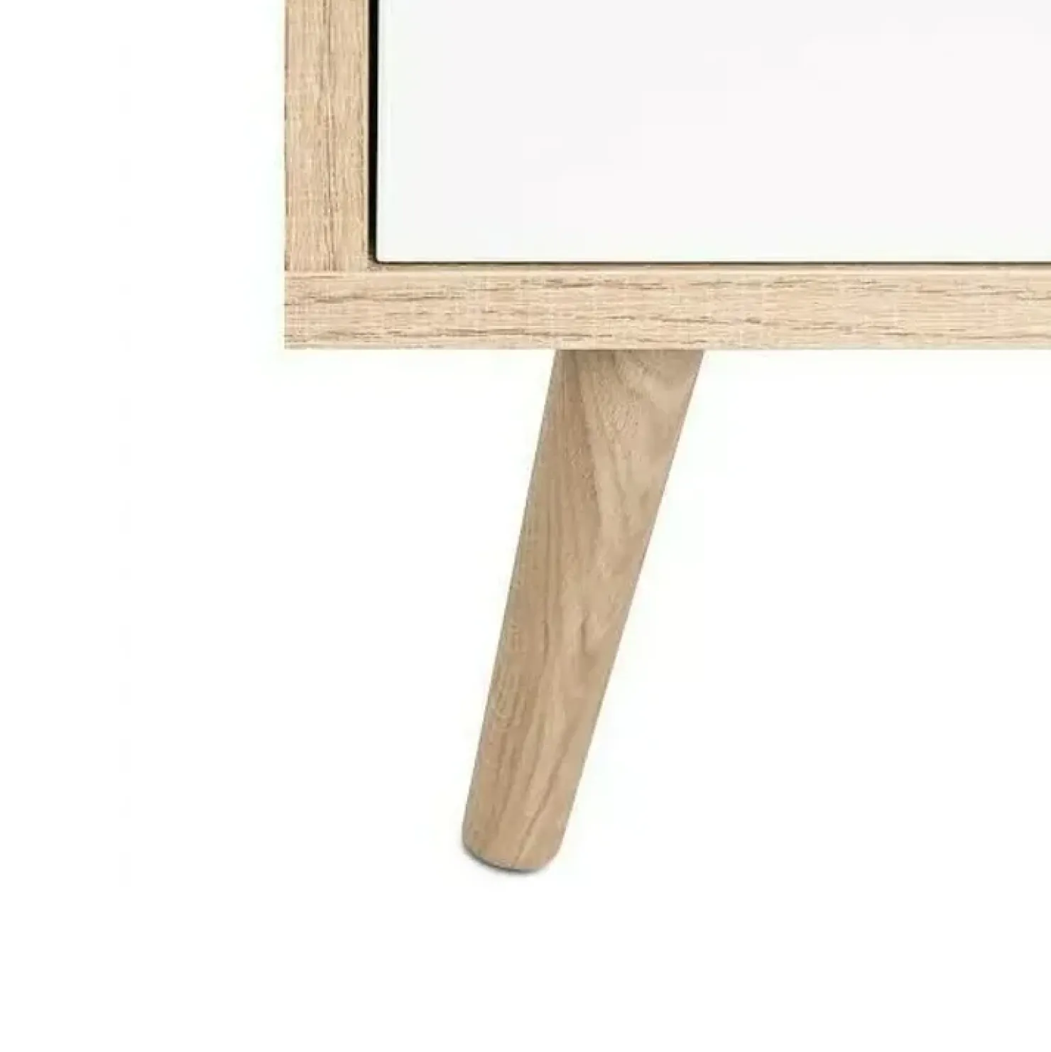 Garnero Arredamenti Credenza 180x75h cm soggiorno rovere grigio bianco petrolio Dominic Hot