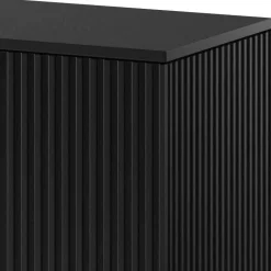 Garnero Arredamenti Credenza 160x82h cm soggiorno design industrial rovere nero Nandina Sale