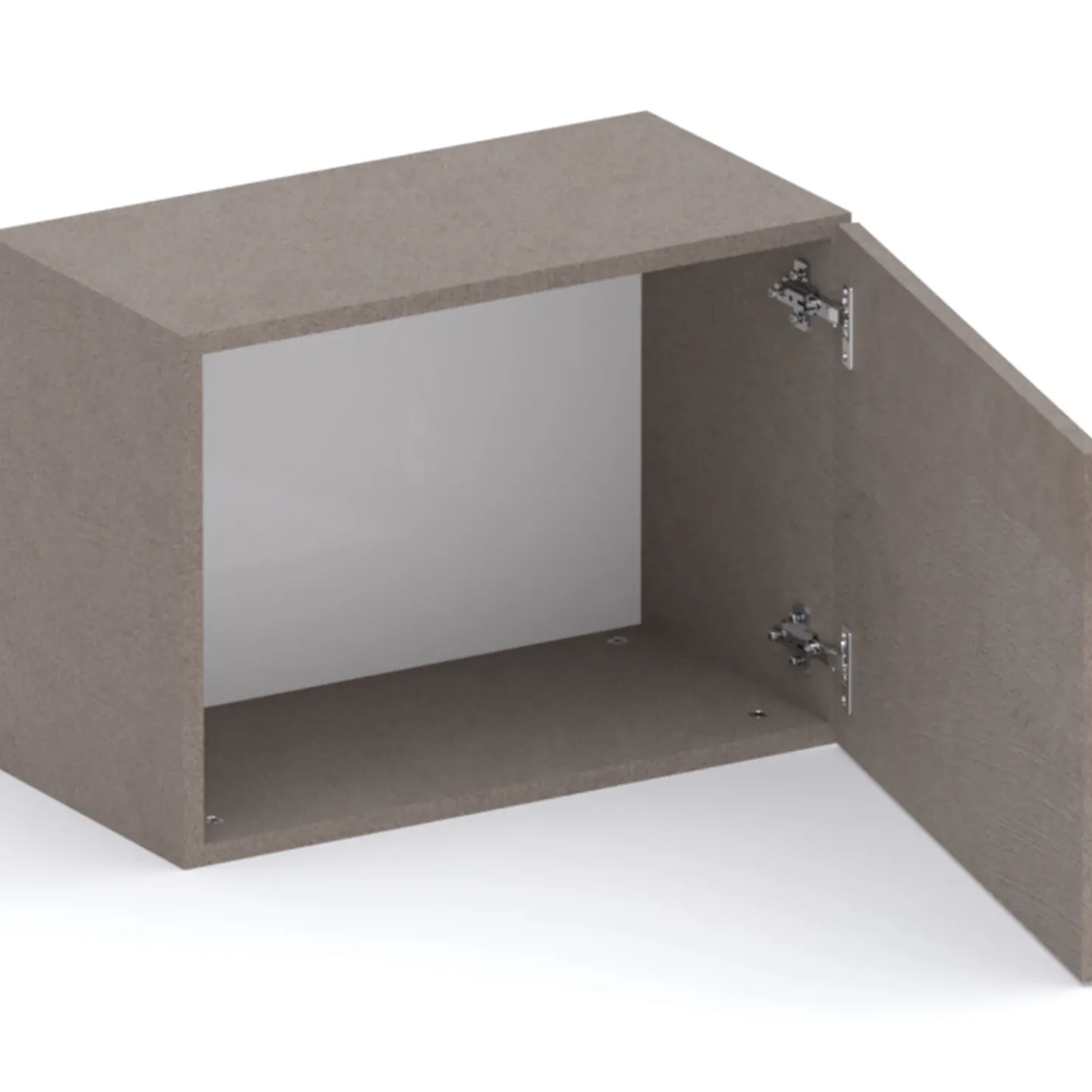 Garnero Arredamenti Cubo da terra 55x40h cm 1 anta reversibile bronzo Sunset Marrone Best