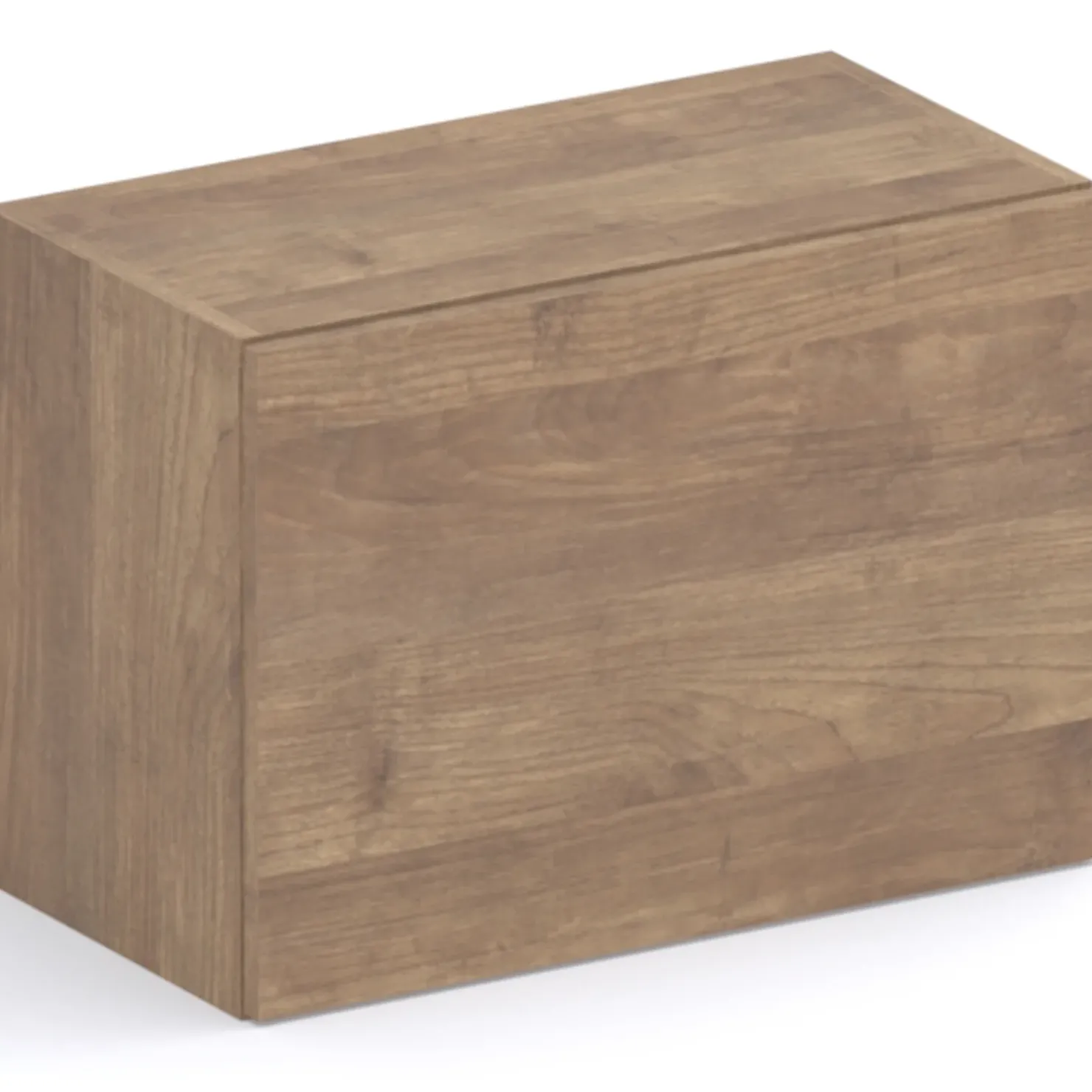 Garnero Arredamenti Cubo da terra 55x40h cm 1 anta reversibile rovere scuro Sunset Noce Best