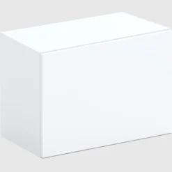 Garnero Arredamenti Cubo da terra 55x40h cm 1 anta reversibile Sunset Bianco Lucido Best