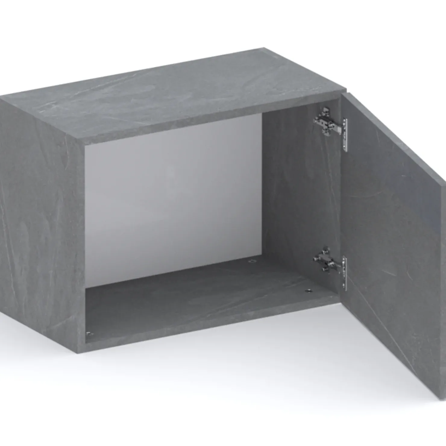 Garnero Arredamenti Cubo da terra 55x40h cm 1 anta reversibile Sunset Antracite Hot